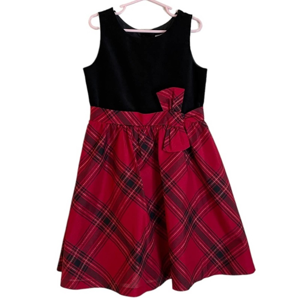 Gymboree Girls Holiday Red Plaid Dress Size 6
